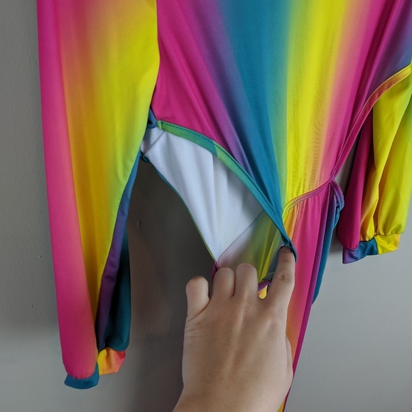 Rainbow Cutout Playsuit - H8 - Picture 7 of 7